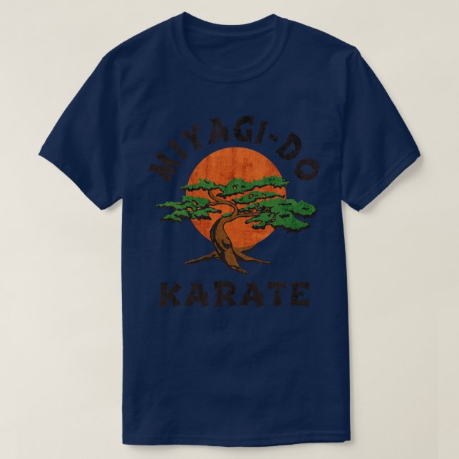 Camiseta Miyagi Do Karate Kid TSirt (Frente do Design)