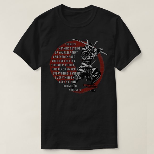 Camiseta Miyamoto Musashi Samurai, Ronin  (Frente do Design)