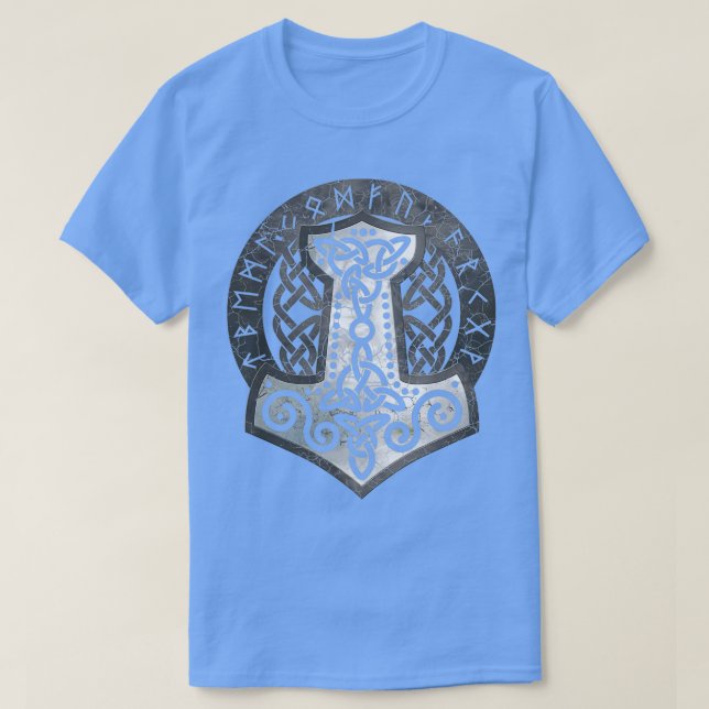 Camiseta Mjolnir, o martelo de Thor (Frente do Design)