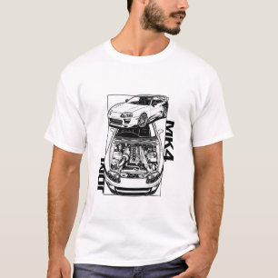 Camiseta MK4 Lenda - Motor 2JZ Técnico Artístico