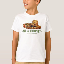 Camiseta MK Um Whippet World War Um Tanque Médio Britânico