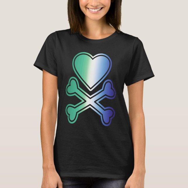 Camiseta MLM Gay Men Loving Men LGBTQ Valentine's Day LGBT (Frente)