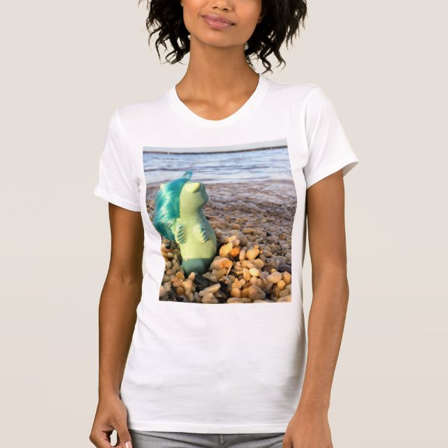 Camiseta MLP Beachcomber Baby Sea Pony at the Beach (Frente)