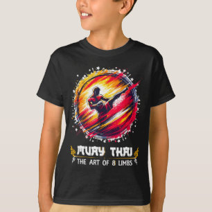 Camiseta MMA Boxe Tailandesa Kickboxing Arte dos Oito Membr