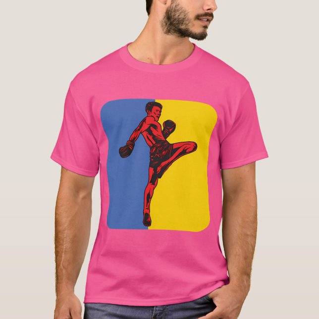 Camiseta Mma Fighter Kickboxer Boxer (Frente)