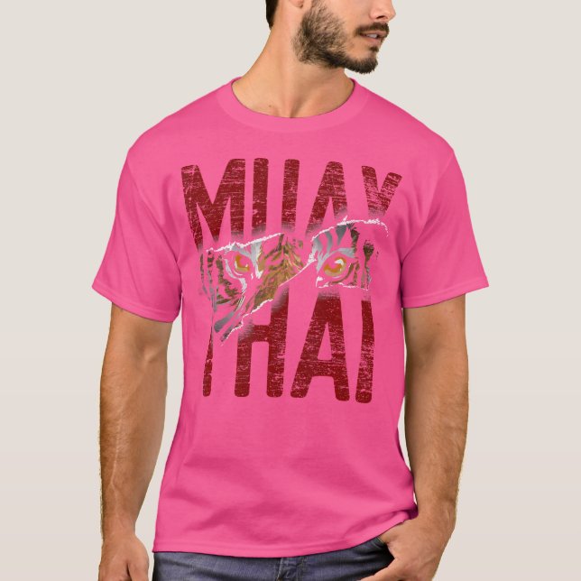Camiseta Mma Fighter Warrior Arte Marcial Tiger Yantra Muay (Frente)