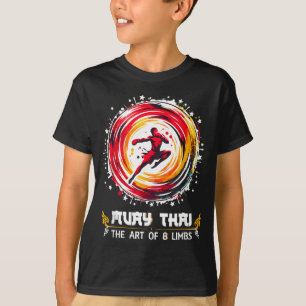Camiseta MMA Kickboxing Boxe Tailandesa Arte das Oito Membr