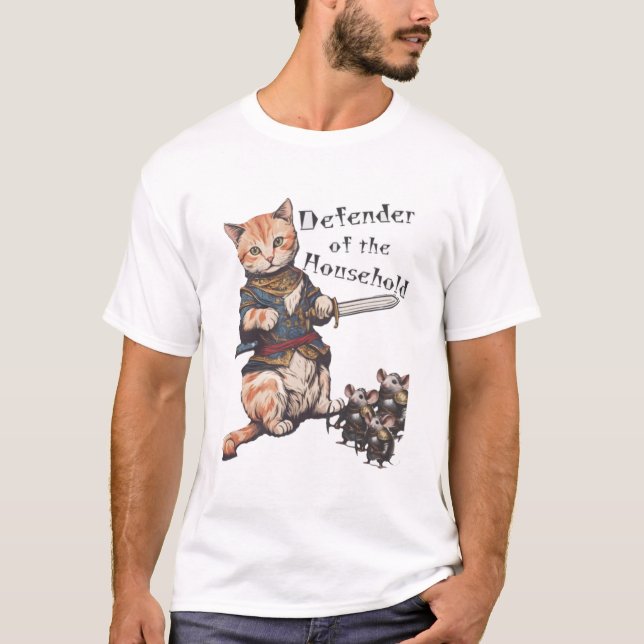 Camiseta MMA | Watchman Cat Defender (Frente)