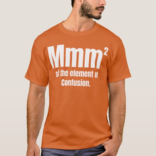 Camiseta Mmm Ishe Elemento de Confusão Fami Química Engraça (Frente)