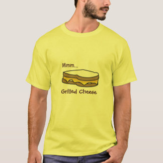 Camiseta Mmm. T grelhado do queijo