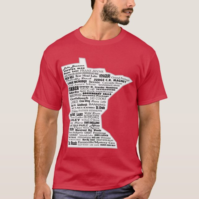 Camiseta MN Parks with White Fill (Frente)