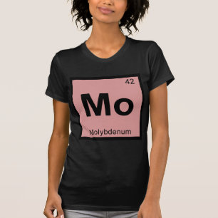 Camiseta Mo - Química do Molibdênio Símbolo da Tabela Perió