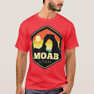 Camiseta Moab Arches Hexágono ao ar livre Crachá