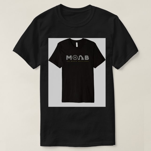 Camiseta MOAB MTB T A Bicicleta Montanha Enchilada Pré (Frente do Design)