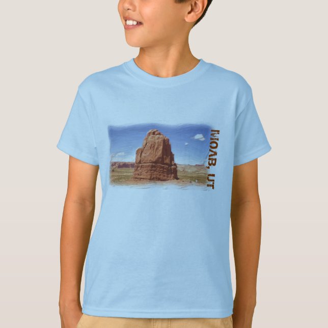 Camiseta Moab, tenda de meninos UT (Frente)