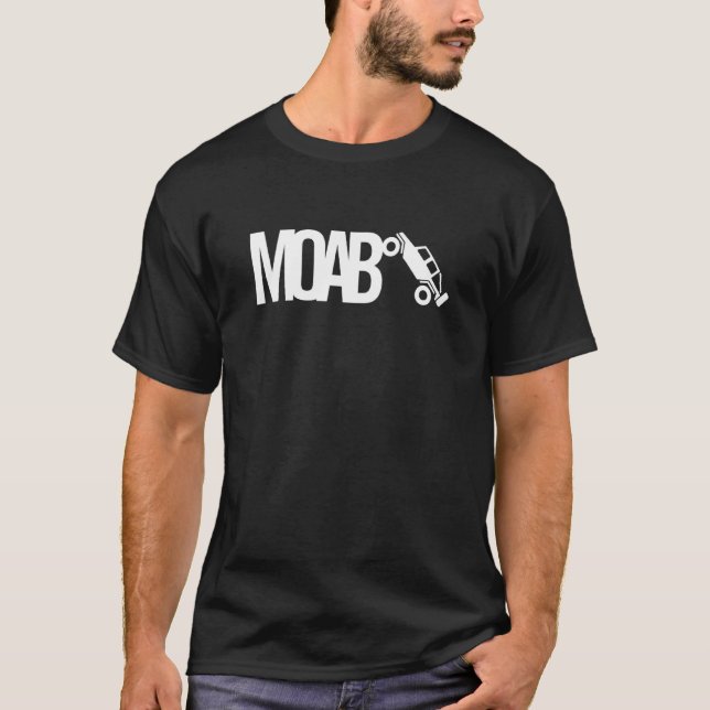 Camiseta Moab Utah 4wd Off Road Adventure Rock Crawling (Frente)