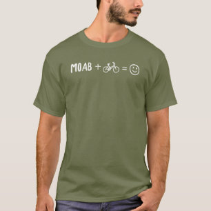 Camiseta Moab Utah Mais Bicicletas Te Faz Feliz