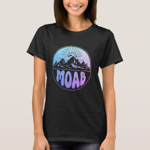 Camiseta Moab Utah Montanhas Vintage Retro