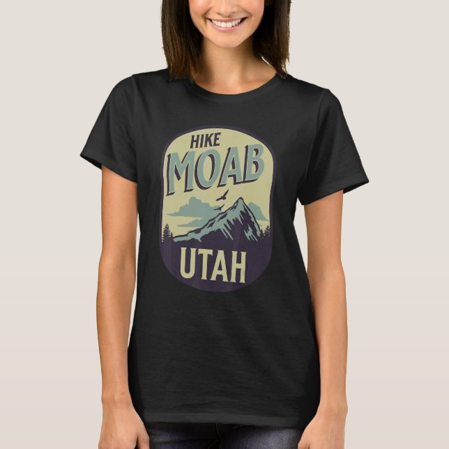 Camiseta Moab Utah Nature Hike Mountain Outdoors (Frente)