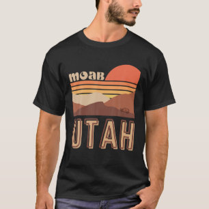 Camiseta Moab Utah Retro Vintage Sunset T Shirt