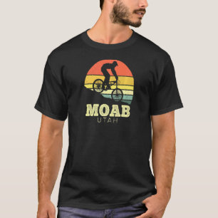 Camiseta Moab Utah Vintage Sunset Mountain Bike Mtb Exterio