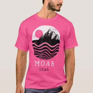 Camiseta Moab Vintage Mounts Hiking Camping Utah Retro