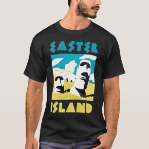 Camiseta Moai Estatua Da Ilha Da Páscoa, Souve Viagem