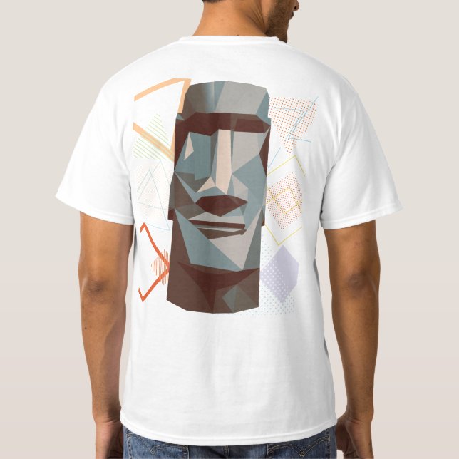 CAMISETA MOAI SKATEBOARD (Verso)