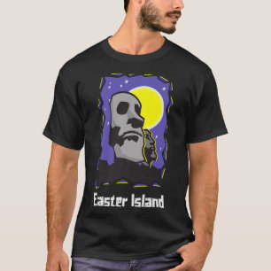 Camiseta Moai Statue Easter Island At Night Easter Island43