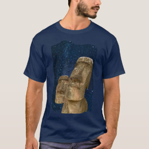 Camiseta Moai Statue Easter Island At Night Easter Island T