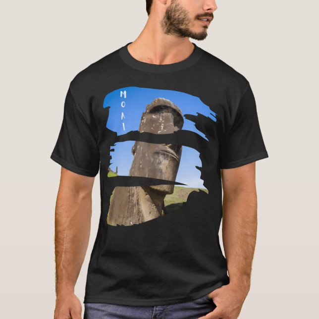 Camiseta Moai-Watchers Da Ilha Da Páscoa (Frente)
