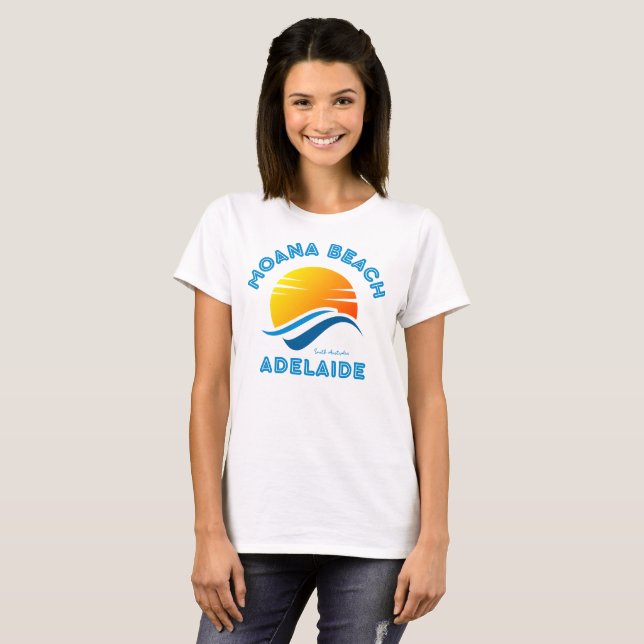 Camiseta MOANA BEACH-ADELAIDE Sul da Austrália (Frente Completa)
