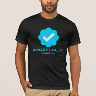 Camiseta @MoBetta_42 - Verificado - preto