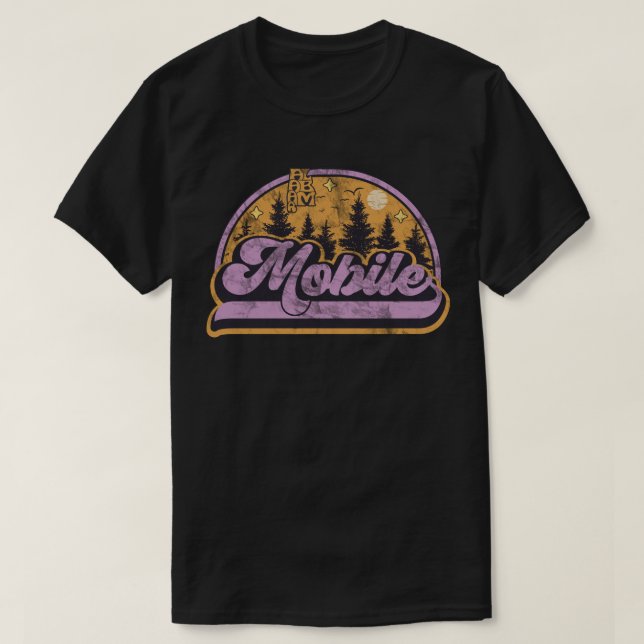 Camiseta Mobile, Alabama (Frente do Design)