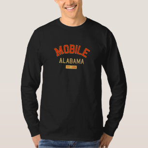 Camiseta Mobile Alabama 1702 Vintage Al Retro Golfo Do Méxi