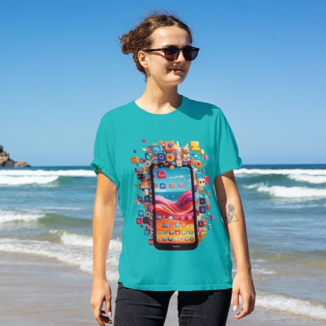 Camiseta Mobile com T-Shirt da Rede Social (Criador carregado)