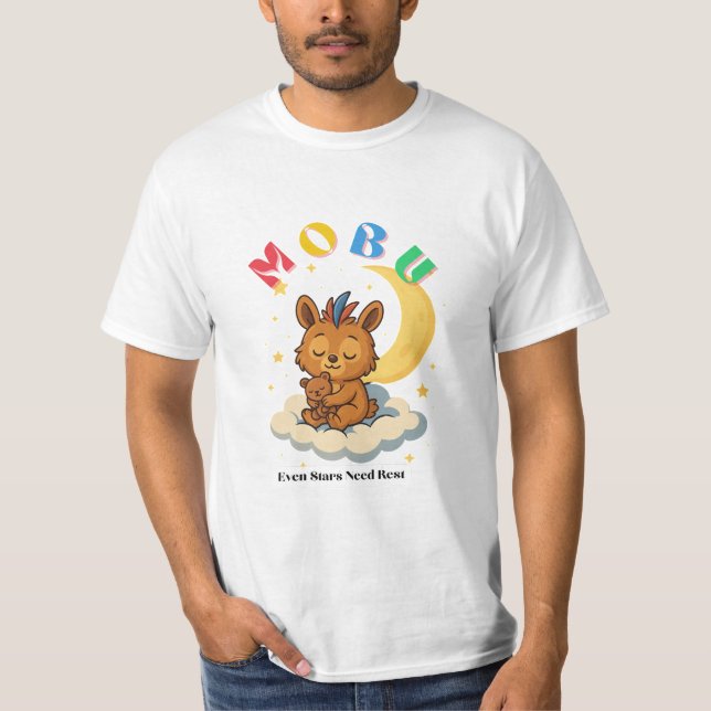 Camiseta MoBu – Até as Estrelas Precisam Descansar (Frente)