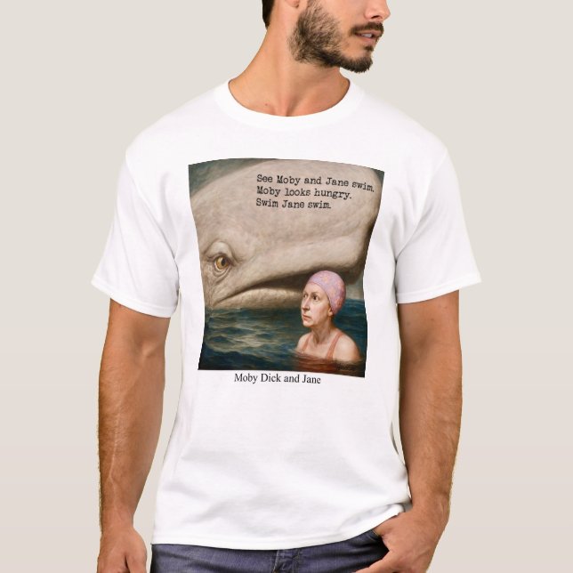 Camiseta Moby Dick e Jane (Frente)