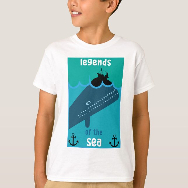 Camiseta Moby Dick Sea Fantasy | Funny Ocean And Sea Servin (Frente)