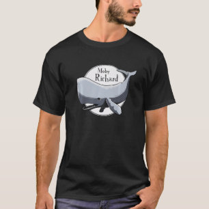 Camiseta Moby Richard White Whale Literature Pun