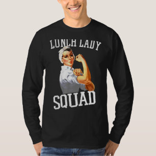Camiseta Moça-Almoçadora do Cafeteria Almoçando a Lady Squa