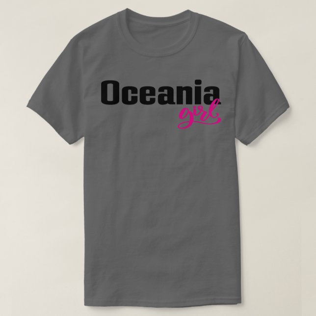Camiseta Moça da Oceânia (Frente do Design)
