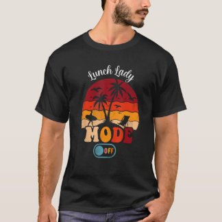 Camiseta Moça De Almoço Feliz No Último Dia De Verão