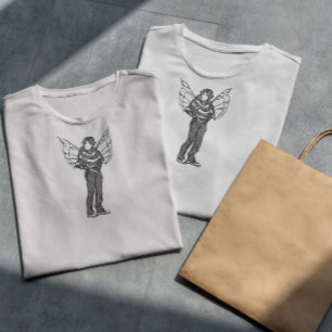 Camiseta Moça De Fada Casual E Moderna