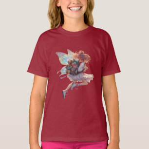 Camiseta Moça de Fada Pronta para Garota da Escola