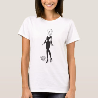 Camiseta Moça de Positividade™ BW Tee LS Feminina