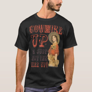 Camiseta Moça-De-Vaca-Cima Ou Fecha O Inferno Do Conde Ocid