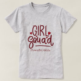 Camiseta Moça Esquadrão | Poderosas Meninas Motivacionais