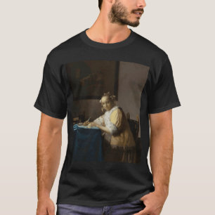 Camiseta Moça lendo uma carta à janela de Johannes Vermeer