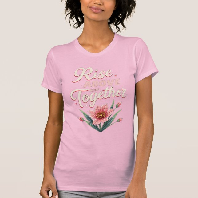 Camiseta Moça-poder: T-Shirt Rosa Forte, Negrito E Implacáv (Frente)